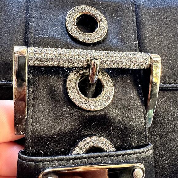 Prada Black Satin Chain Strap Small Handbag - Picture 8 of 10